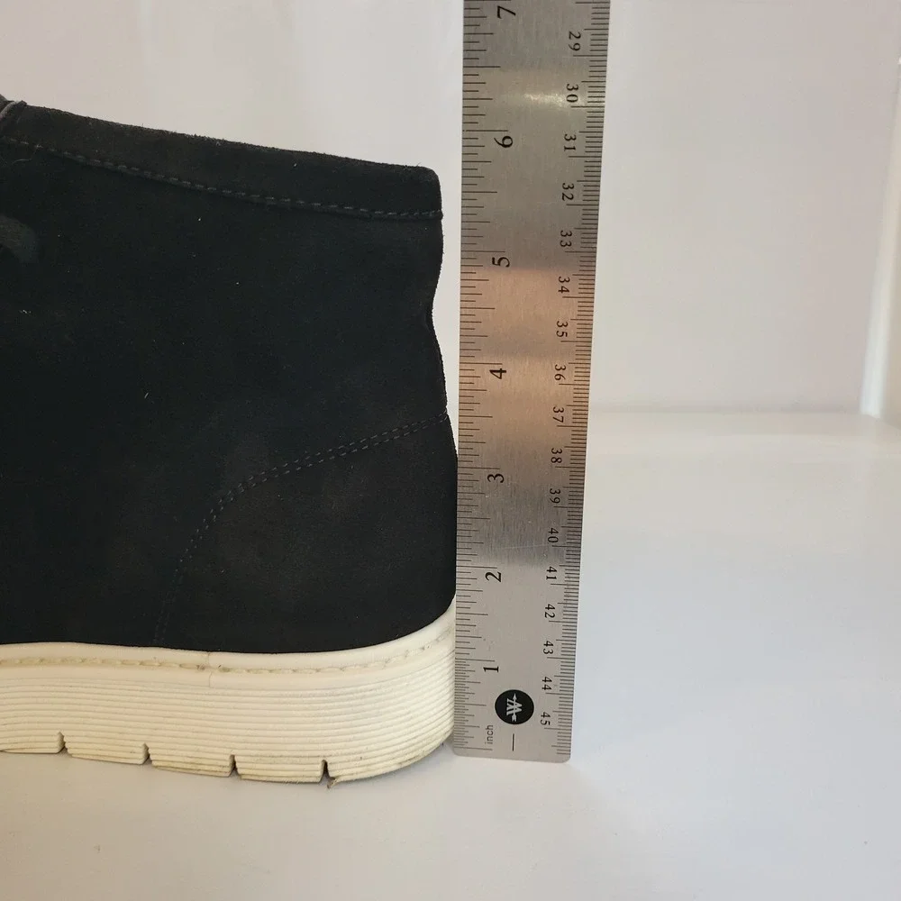 AQUATALIA Womens Kayden Black Suede Boots Size 9.5 Booties‎ Made in Italy